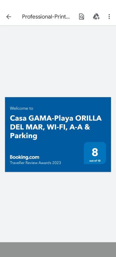 Casa Gama-Playa Orilla Del Mar, Beach And Town Boxol Extérieur photo